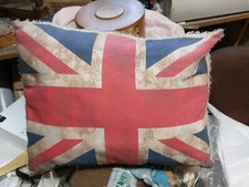 Union Jack Pillow And Pillow Case  15 Inches X 12 Inches X 3 Inches