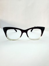 Vintage 50s Dark Indigo Cat-Eye Glasses – New Old Stock