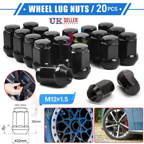 Wheel nuts black for - 20,