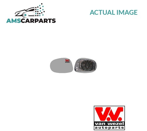 Rear view mirror glass - view, lhd