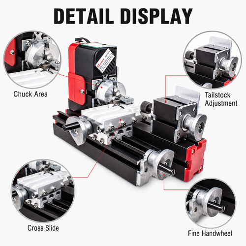 Cnc lathe machine 12v - lathe,