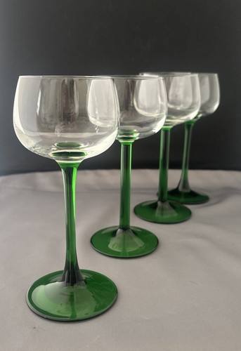 Vintage luminarc green stem - vintage,