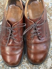 Dr. Martens  Vintage shoes Leather Chestnut Brown UK 9 Made In England By Griggs