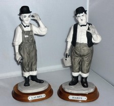 LOVELY VINTAGE RETRO LIMITED EDITION LAUREL & HARDY ORNAMENT FIGURINE FIGURE