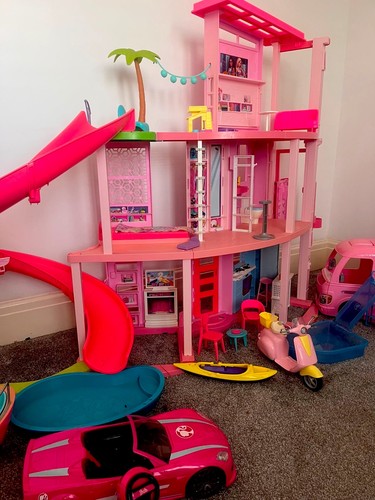 Barbie dream house with camper - house,