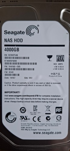 Seagate st4000vn000 4tb - st4000vn000, sata