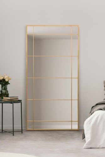 Mirroroutlet large gold metal - large,