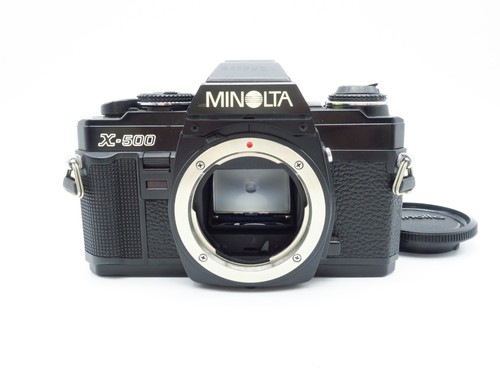 Minolta 500 slr camera - x-500,