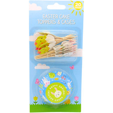 Easter Cake Toppers/cases 20