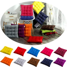 Chair Seat Pads Cushions Tie on Dining Garden Room Kitchen Patio Cushion UK