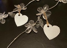 20 x Silver Pearl Love Heart