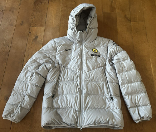 Chelsea nike grey puffer - fc,
