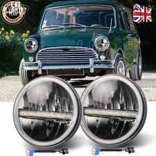 7'' Round Black DOT LED