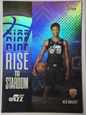 2025-26 Topps Basketball ACE BAILEY RC Purple /250 Rise To Stardom RTS-5 JAZZ