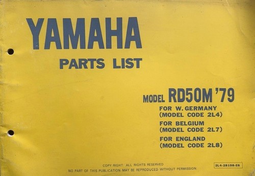 Yamaha rd50m 1979 - yamaha,