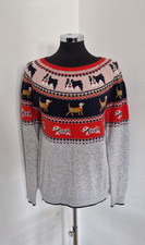 Boden Christmas Jumper M Dogs