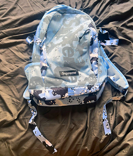 Supreme blue camo mesh - supreme,