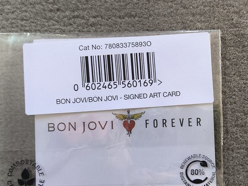 Jon bon jovi hand - jon, signed