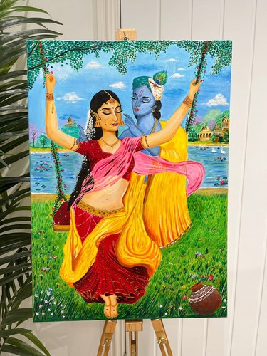 Radha krishna hindu god - radha, indian