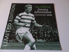 CELTIC FC LEGEND JIMMY JOHNSTONE RARE + OFFICIAL 2006 CALENDAR