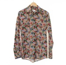 Men's ETON Shirt, Multicolor Floral, Long Sleeve, Size 39 (15.5), Slim Fit,...
