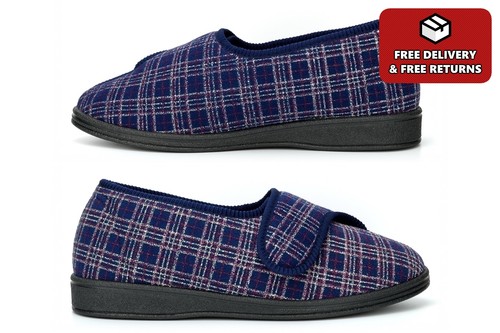 Mens wide fit slippers extra - wide,