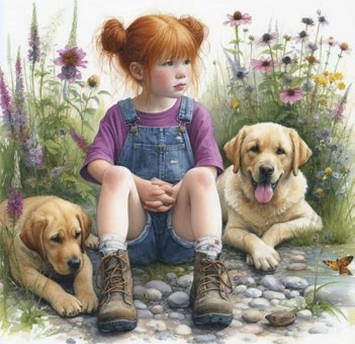 Golden labrador cross - labrador, (56)