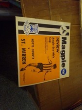 1977 Notts County v St Mirren