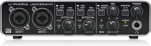 Behringer umc204hd audiophile - behringer,