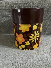 Vintage 70s Brown, Yellow &