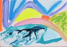 ST IVES ABSTRACT ACRYLIC