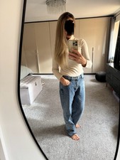 Used Dark Blonde Straight Lace-front Wig