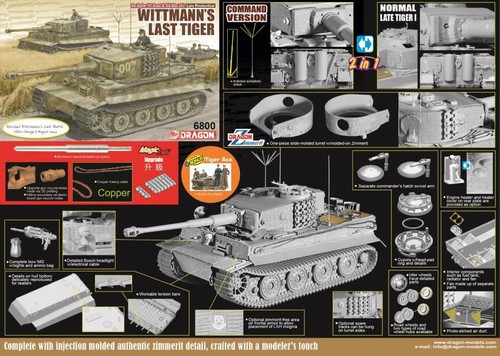 Dragon 6800 kpfw vi - dragon, 1:35