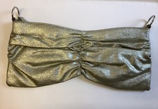 Gold Crush Clutch Bag Red Herring Debenhams NEW