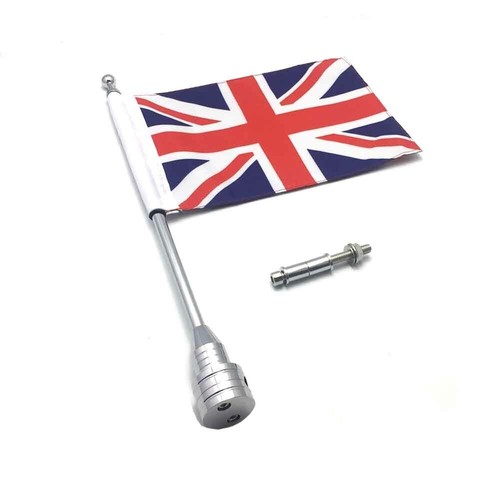 Motorcycle rear flag pole - motorcycle,