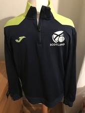 Joma  Tracksuit Scotland basketball  Training Top /Jacket size L black yellow