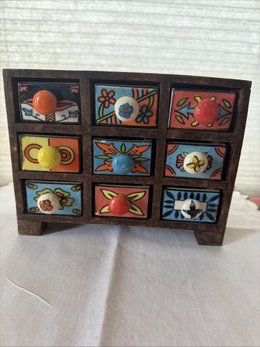 Vintage wooden apothecary - ,