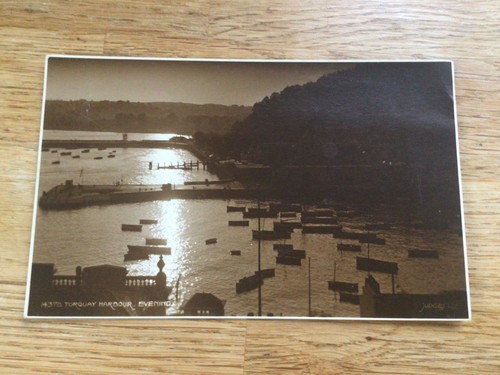 Torquay harbour evening - evening,, 1932