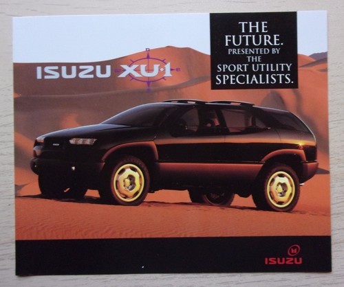 Isuzu concept car orig - isuzu, xu-1