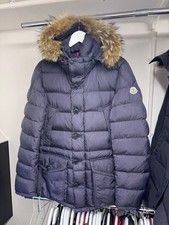 Moncler Cluny Parka Jacket Coat Navy Blue Size 2 SMALL RRP £1,800
