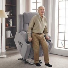 Electric Riser Recliner Chair Massage Heating Armchair Sofa with Cup Holder