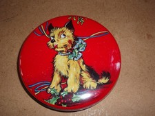 Vintage Christmas Toffee Tin -