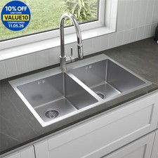 Double 2 Bowl Kitchen Sink