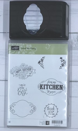 Stampin label pretty - label,