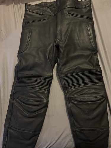Black leathers leather - leathers,
