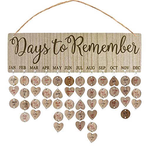 Birthday calendar perpetual - birthday,