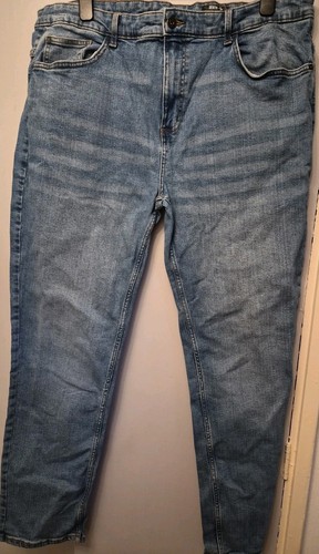 Mens blue denim jeans 42 - mens,