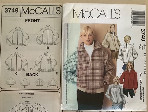 Mccall 3749 sewing pattern - sewing,
