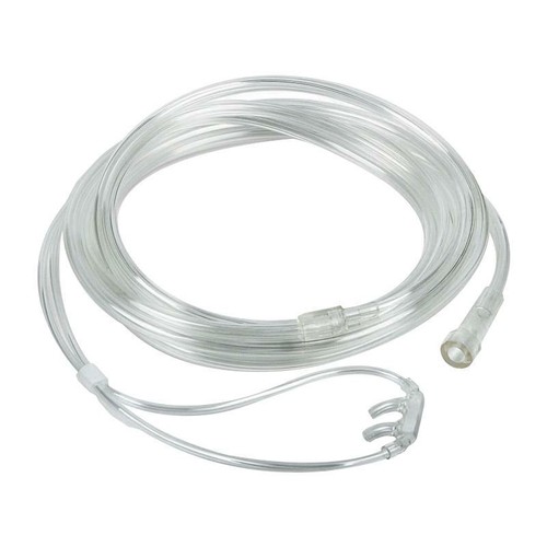 Nasal cannula oxygen - -,