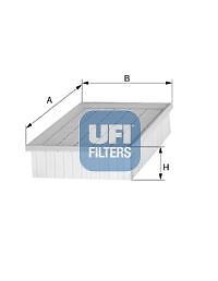 Ufi air filter insert - filter, 63mm